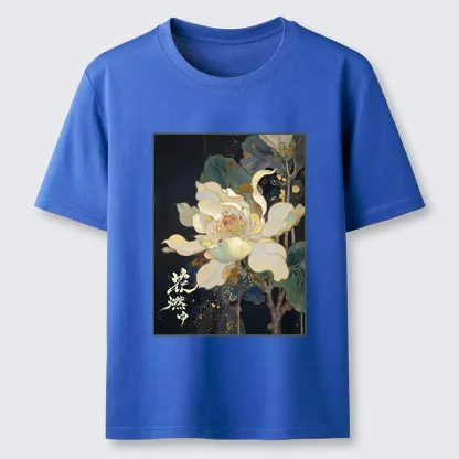 Tokyo-Tiger Lotus Adorned With Golden Specks Classic T-Shirt