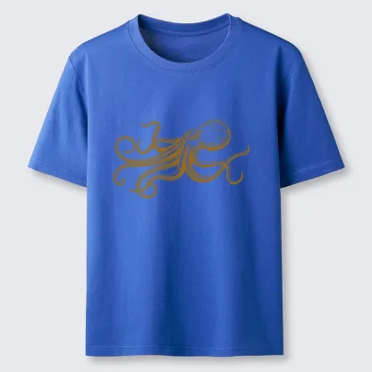 Tokyo-Tiger Vintage Octopus Illustration Art Classic T-Shirt