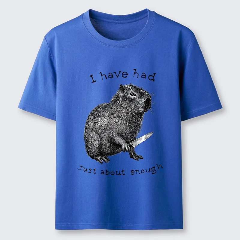 Tokyo-Tiger Capybara With A Knife Classic T-Shirt