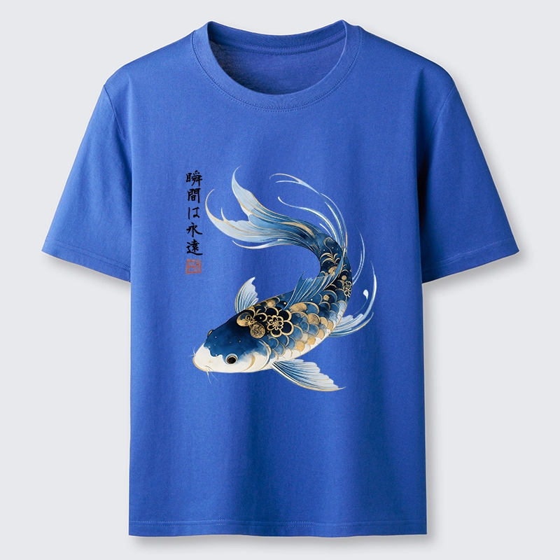 Tokyo-Tiger Elegant Koi Fish Watercolor Art Classic T-Shirt