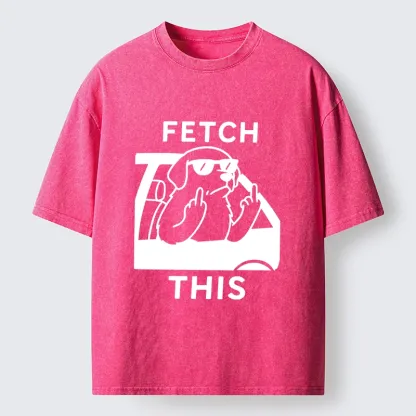 Tokyo-Tiger Sassy Dog With Sunglasses Washed T-Shirt