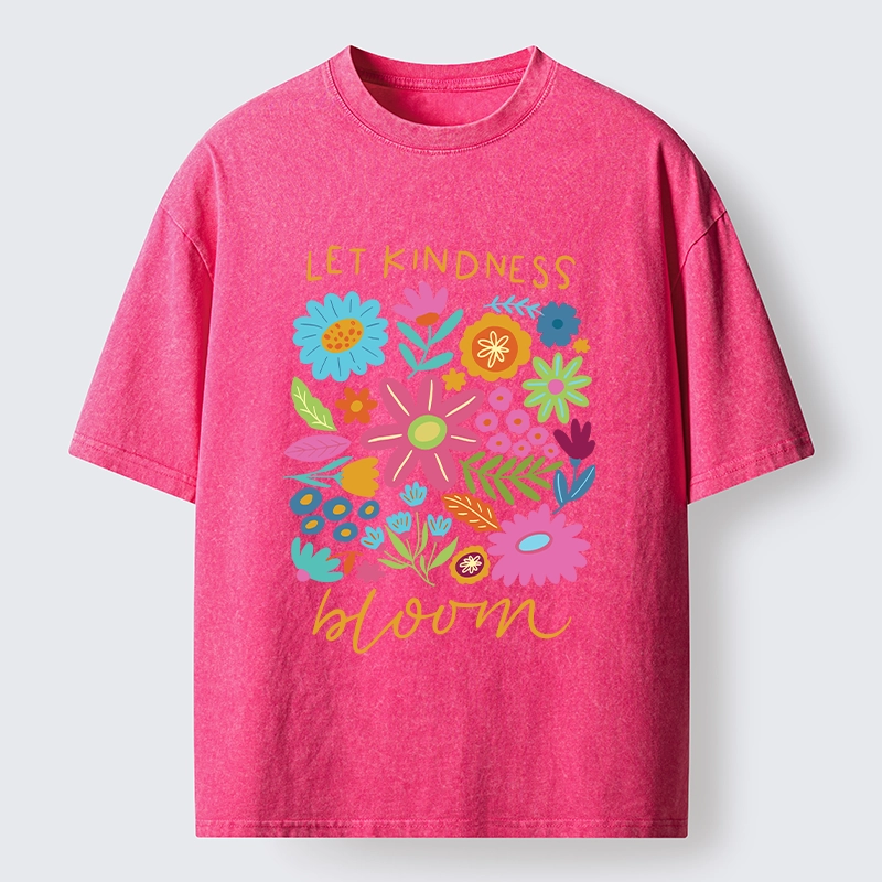 Tokyo-Tiger Let Kindness Bloom Always Washed T-Shirt
