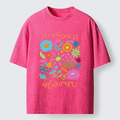 Tokyo-Tiger Let Kindness Bloom Always Washed T-Shirt
