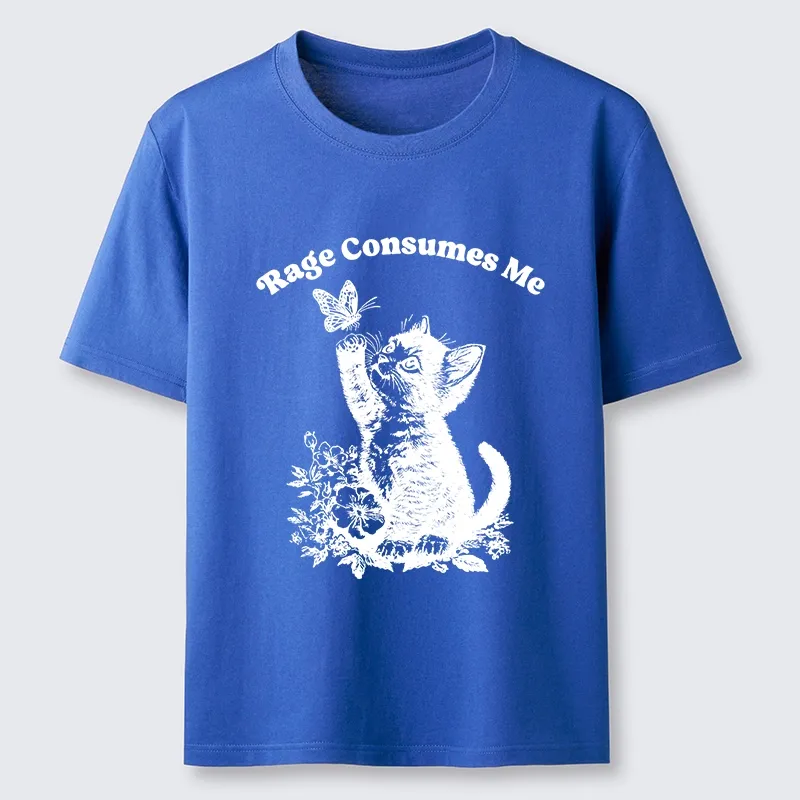 Tokyo-Tiger Rage Consumes Me Kitten Meme Classic T-Shirt