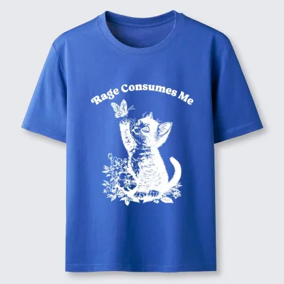 Tokyo-Tiger Rage Consumes Me Kitten Meme Classic T-Shirt