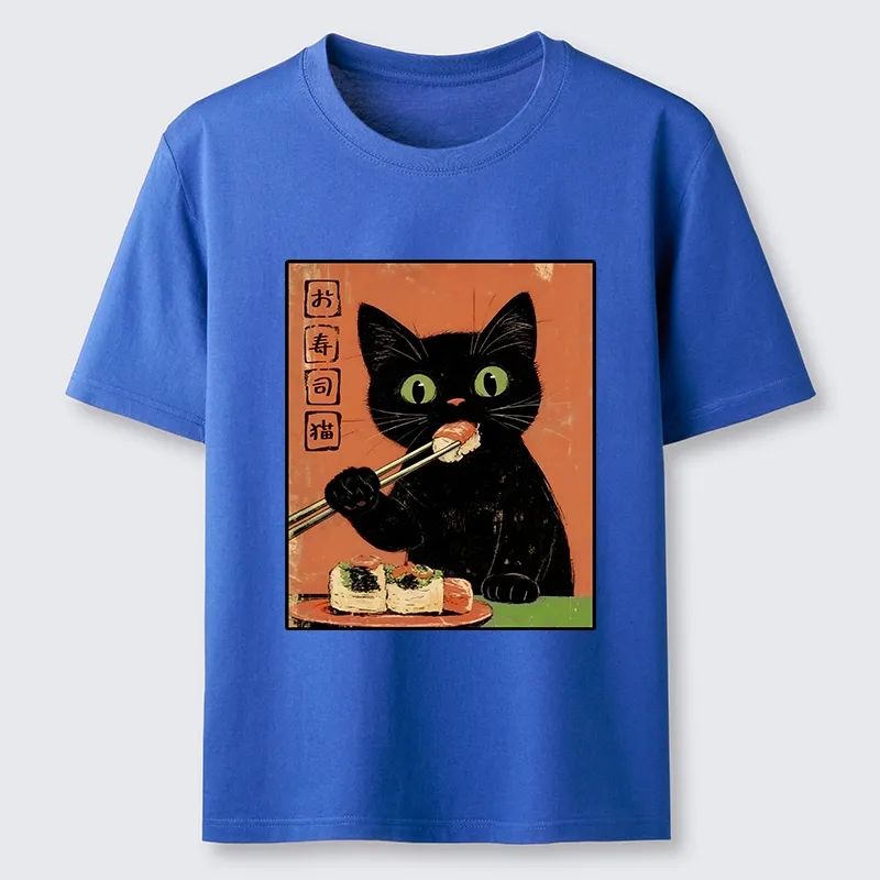 Tokyo-Tiger Japanese Style Sushi Cat Art Classic T-Shirt