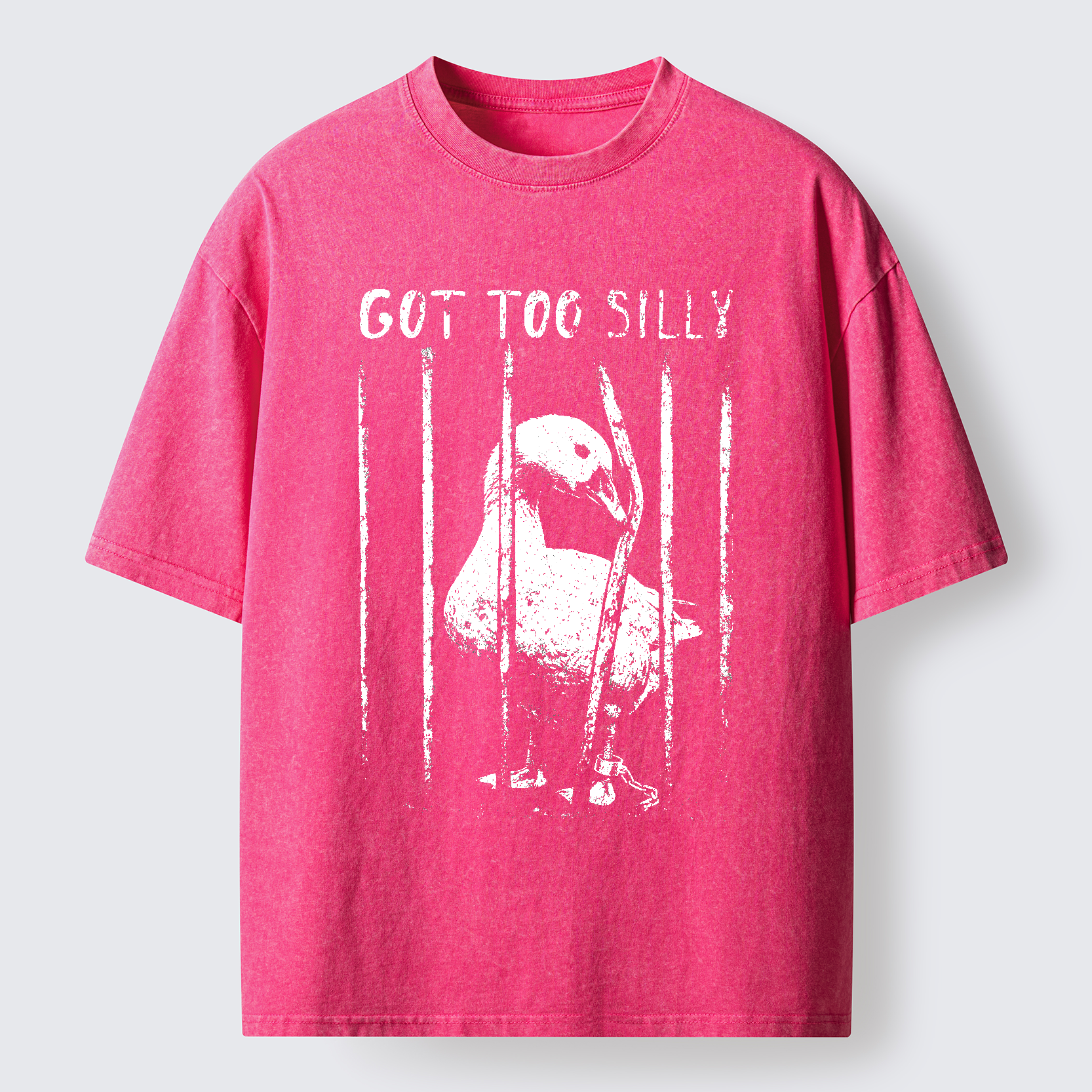 Tokyo-Tiger Got Too Silly Goose Washed T-Shirt