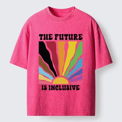 Tokyo-Tiger Pride Future Is Inclusive Washed T-Shirt