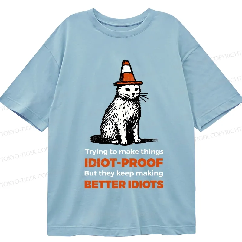 Tokyo-Tiger Stupid Cat Classic T-Shirt