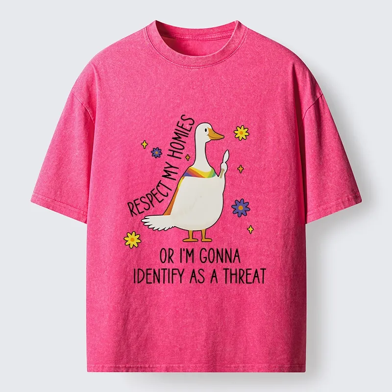 Tokyo-Tiger Goose Pride Art Washed T-Shirt