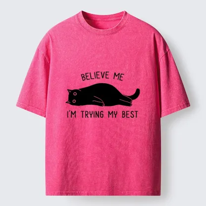 Tokyo-Tiger When Life Is Hard Nap First Washed T-Shirt