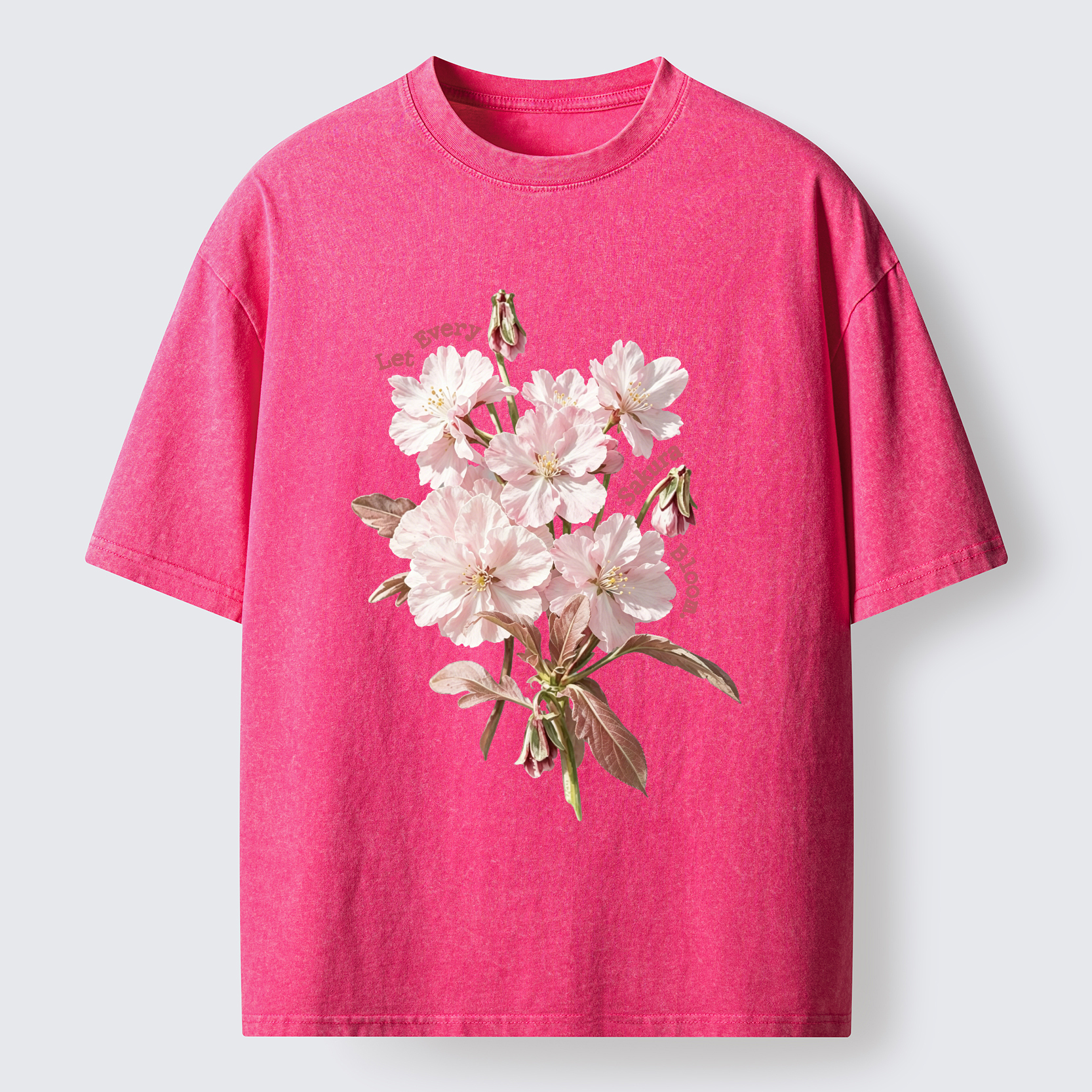 Tokyo-Tiger Let Every Sakura Bloom Washed T-Shirt