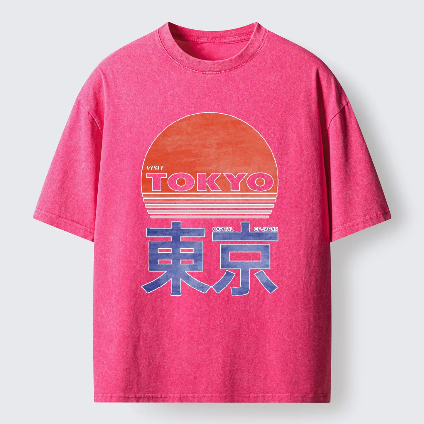 Tokyo-Tiger City Of The Rising Sun Washed T-Shirt
