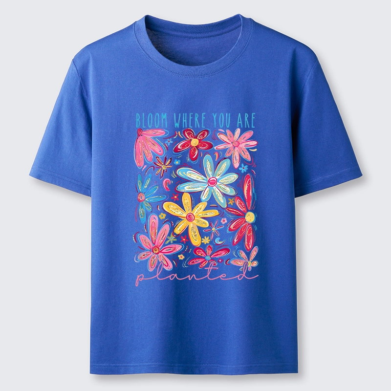 Tokyo-Tiger Positive Flower Vibe Classic T-Shirt