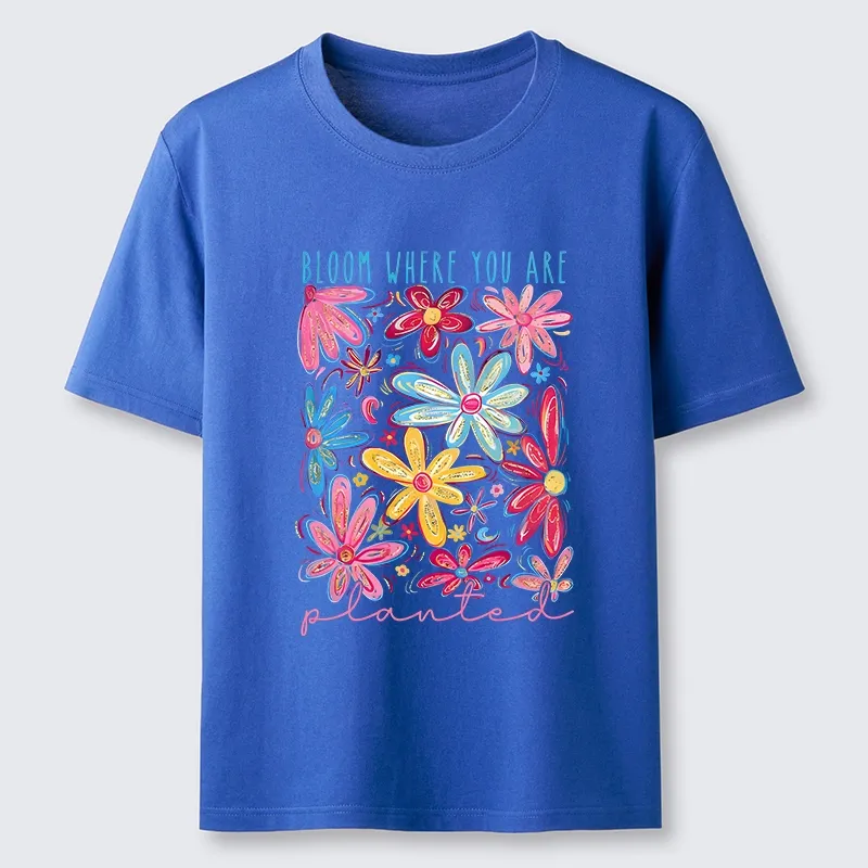 Tokyo-Tiger Positive Flower Vibe Classic T-Shirt