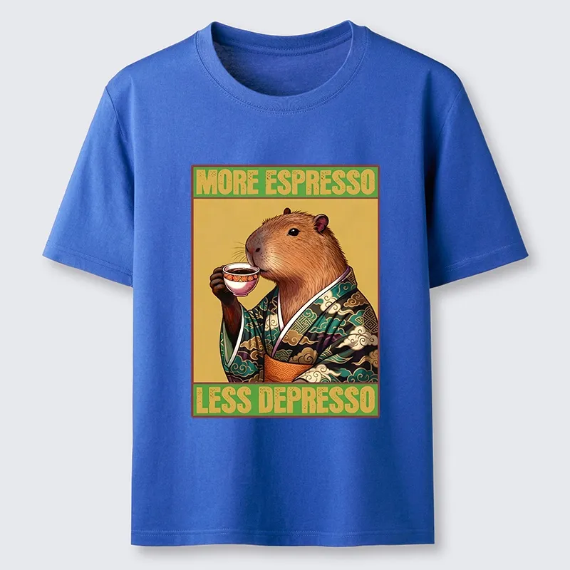 Tokyo-Tiger Capybara Coffee Break Classic T-Shirt