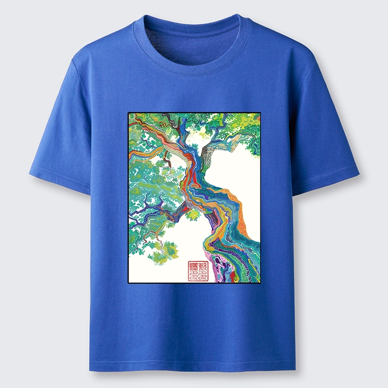 Tokyo-Tiger Colorful Magic Tree Classic T-Shirt