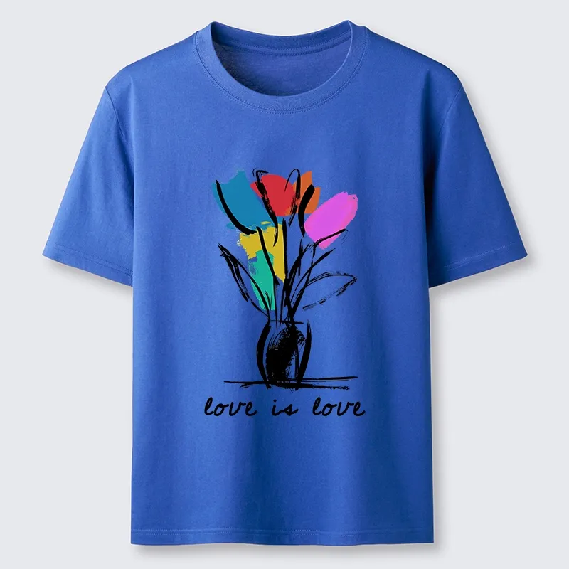 Tokyo-Tiger Pride Tulip Love Is Love Classic T-Shirt