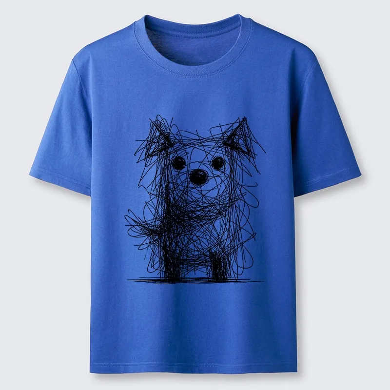 Tokyo-Tiger Scruffy Dog Chaos Art Classic T-Shirt