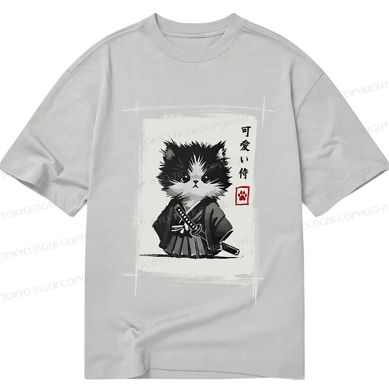Tokyo-Tiger Kitten Samurai Classic T-Shirt