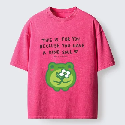 Tokyo-Tiger Cute Frog Has A Nice Gift Washed T-Shirt