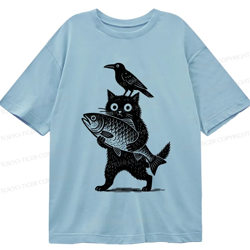 Tokyo-Tiger Black Animals Funny Classic T-Shirt