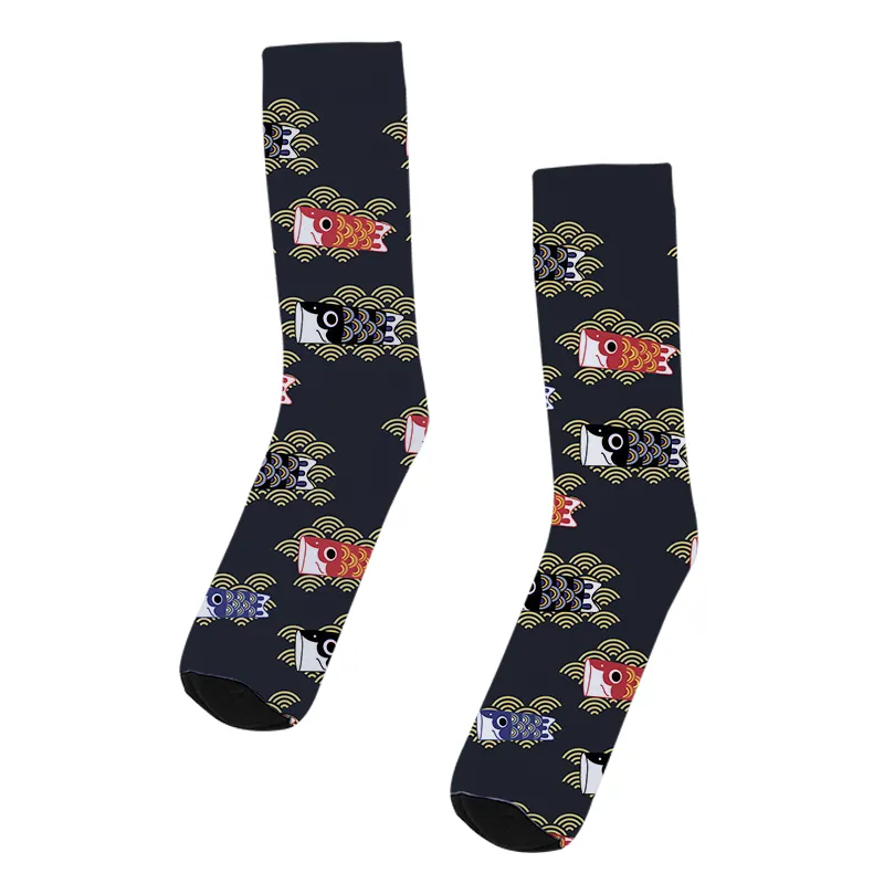 Tokyo-Tiger Japanese Carp Flag Socks