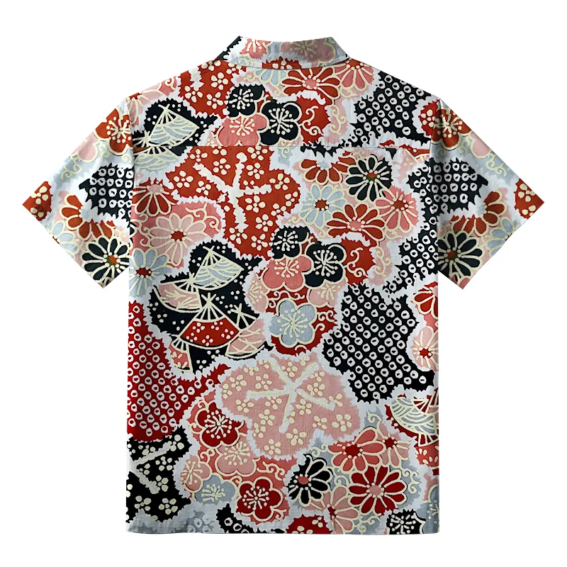 Tokyo-Tiger Floral Symphony Aloha Hawaiian Shirt