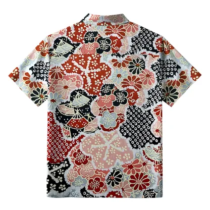Tokyo-Tiger Floral Symphony Aloha Hawaiian Shirt