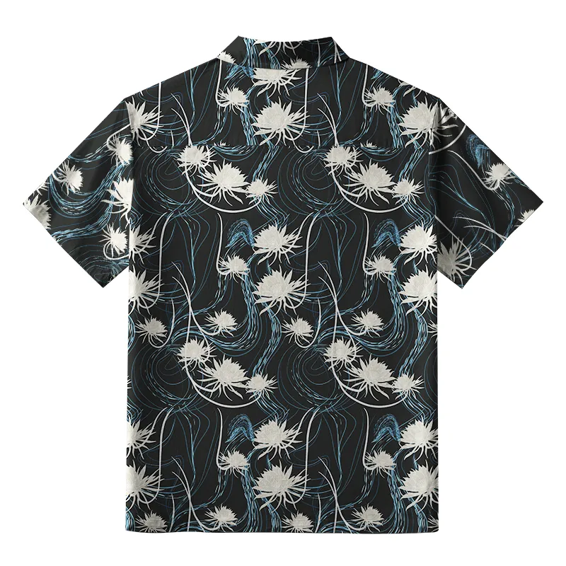 Tokyo-Tiger Graceful Daisy Button-up Shirt