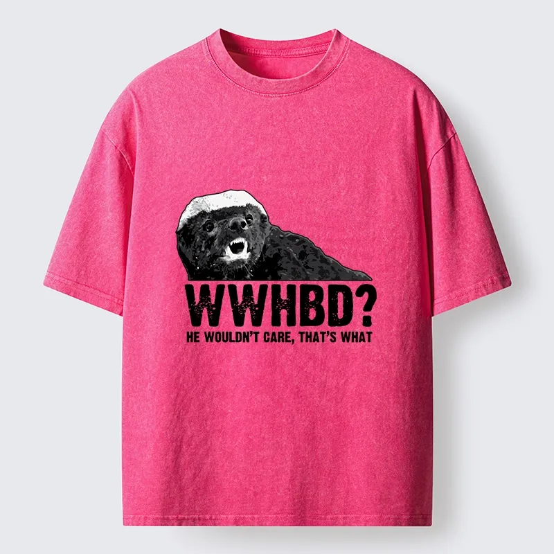 Tokyo-Tiger What Would Honey Badger Do Washed T-Shirt