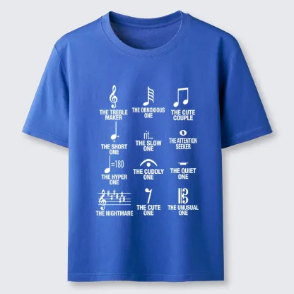 Tokyo-Tiger Musician With Note Types Classic T-Shirt