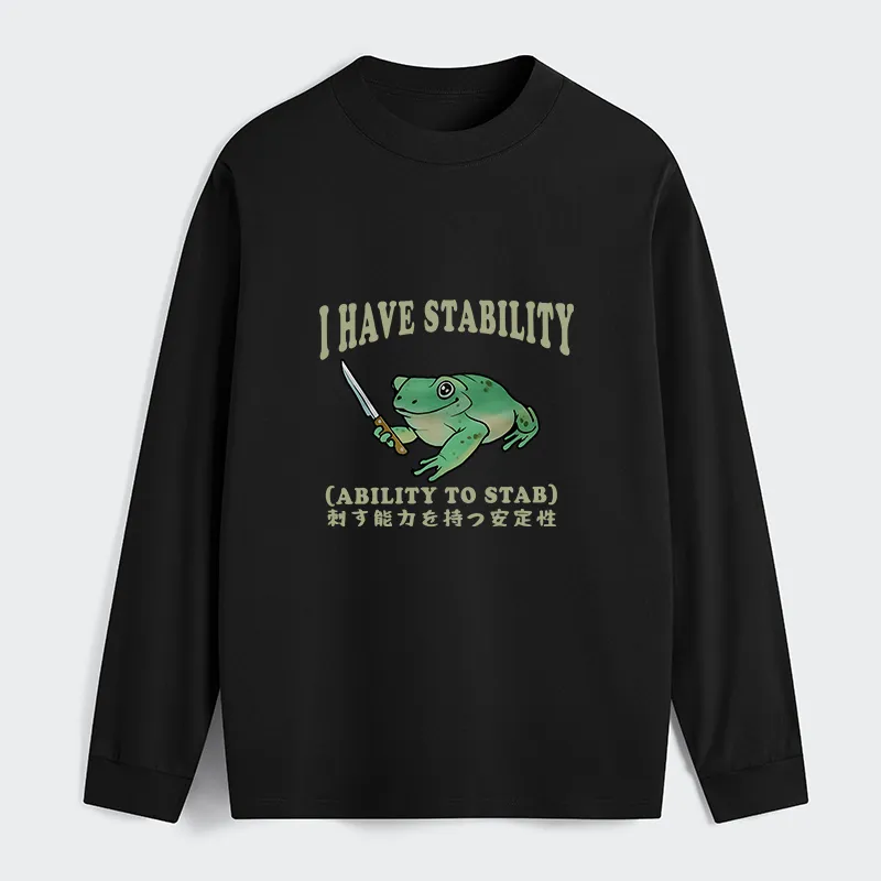 Tokyo-Tiger Mentally Stable Assassin Frog Classic Long Sleeve T-Shirt