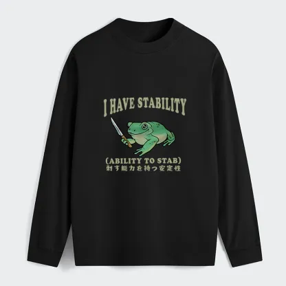 Tokyo-Tiger Mentally Stable Assassin Frog Classic Long Sleeve T-Shirt