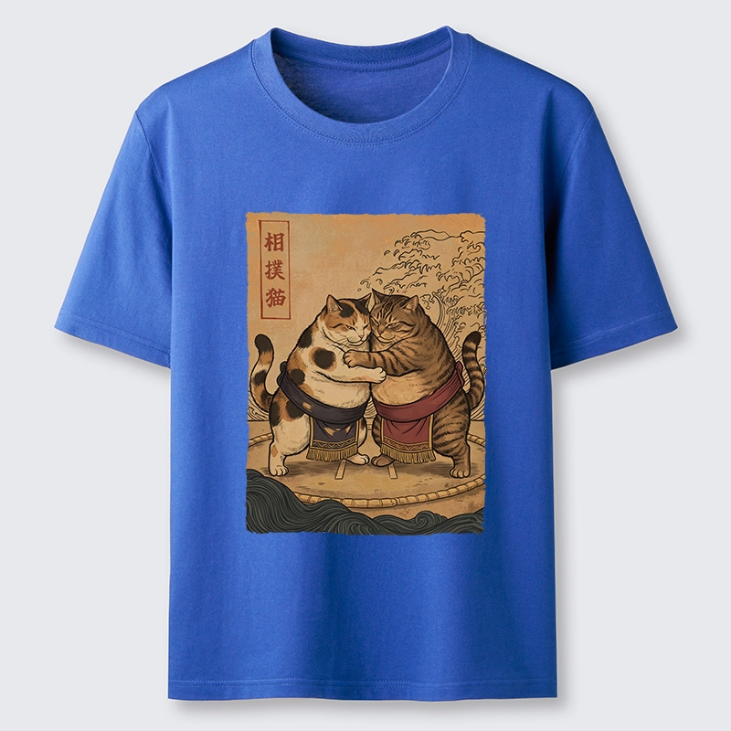 Tokyo-Tiger Sumo Cats Ready To Fight Classic T-Shirt