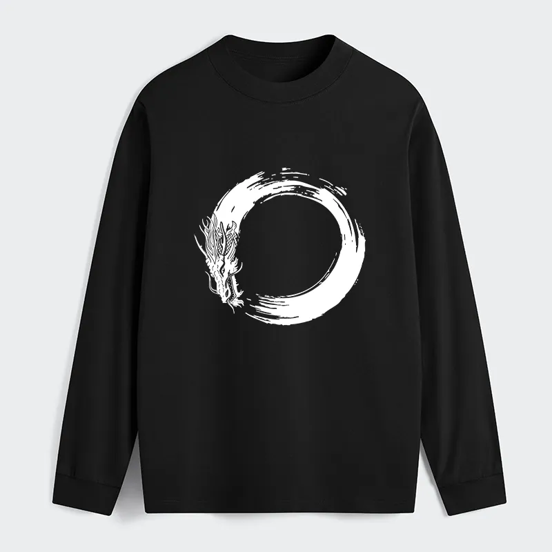 Tokyo-Tiger Dragon's Circle Classic Long Sleeve T-Shirt Sale