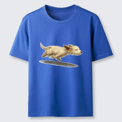 Tokyo-Tiger Happy Puppy Running Free Classic T-Shirt