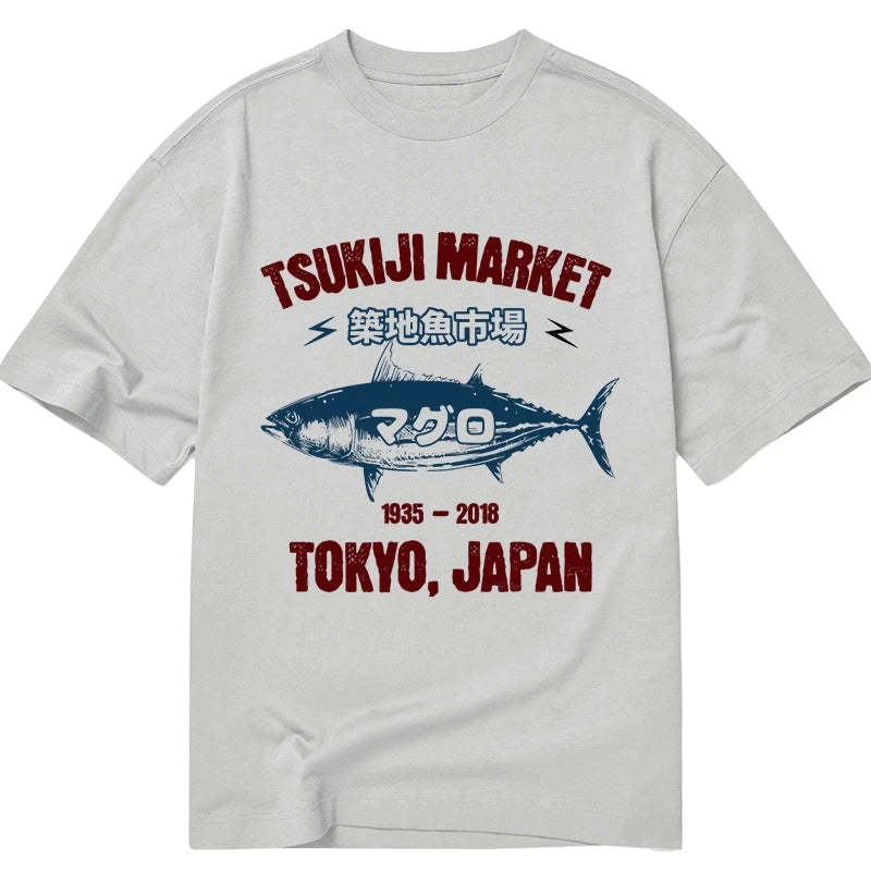 Tokyo-Tiger Japanese Tsukiji Fish Market Classic T-Shirt
