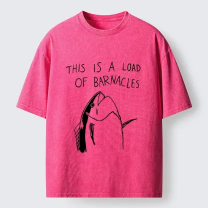 Tokyo-Tiger Sketchy Fish With A Lot To Say Washed T-Shirt