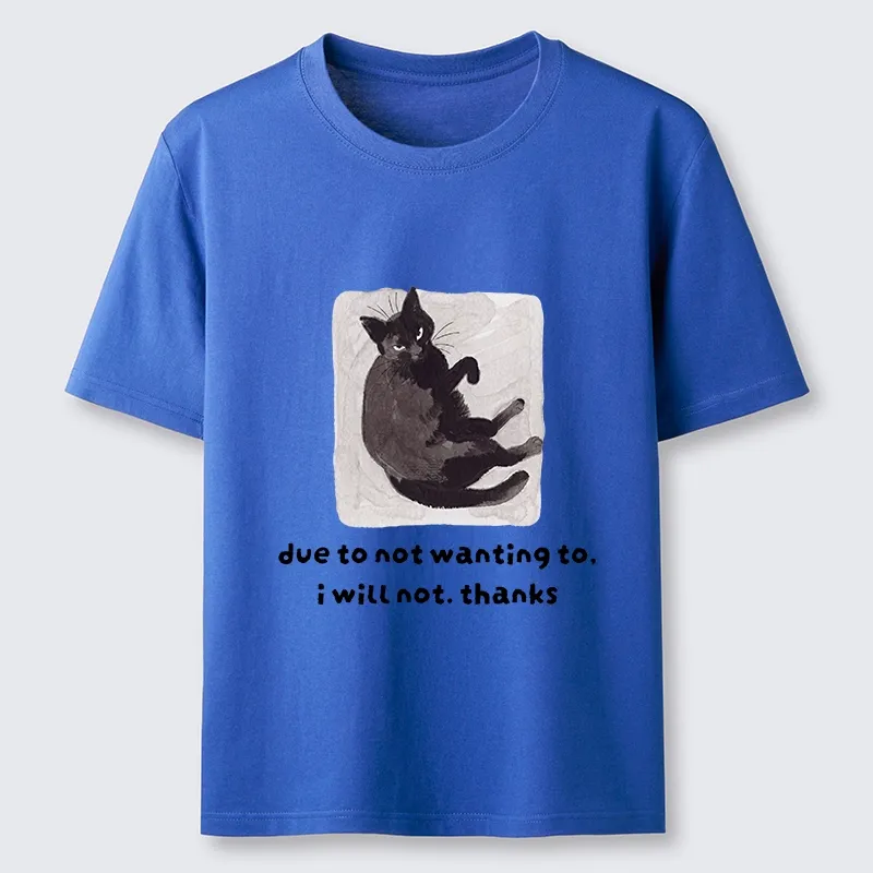 Tokyo-Tiger Cat Says No Thanks Funny Vibe Classic T-Shirt