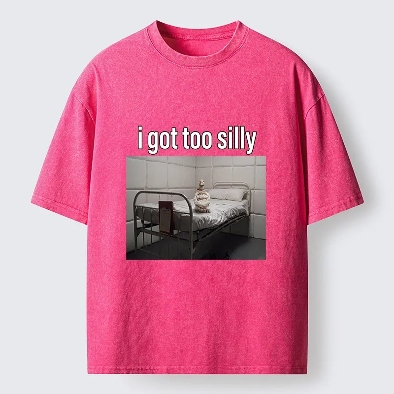 Tokyo-Tiger Duck In A Padded Room Meme Washed T-Shirt