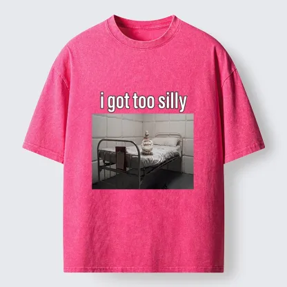 Tokyo-Tiger Duck In A Padded Room Meme Washed T-Shirt