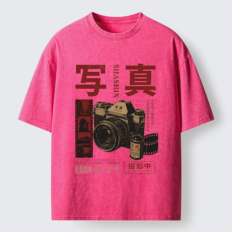 Tokyo-Tiger Capture The Moment With Film Washed T-Shirt
