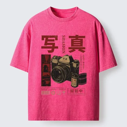 Tokyo-Tiger Capture The Moment With Film Washed T-Shirt