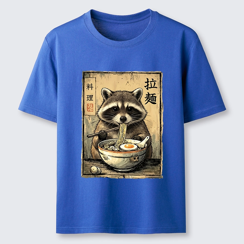 Tokyo-Tiger Raccoon Eating Ramen And Loving It Classic T-Shirt