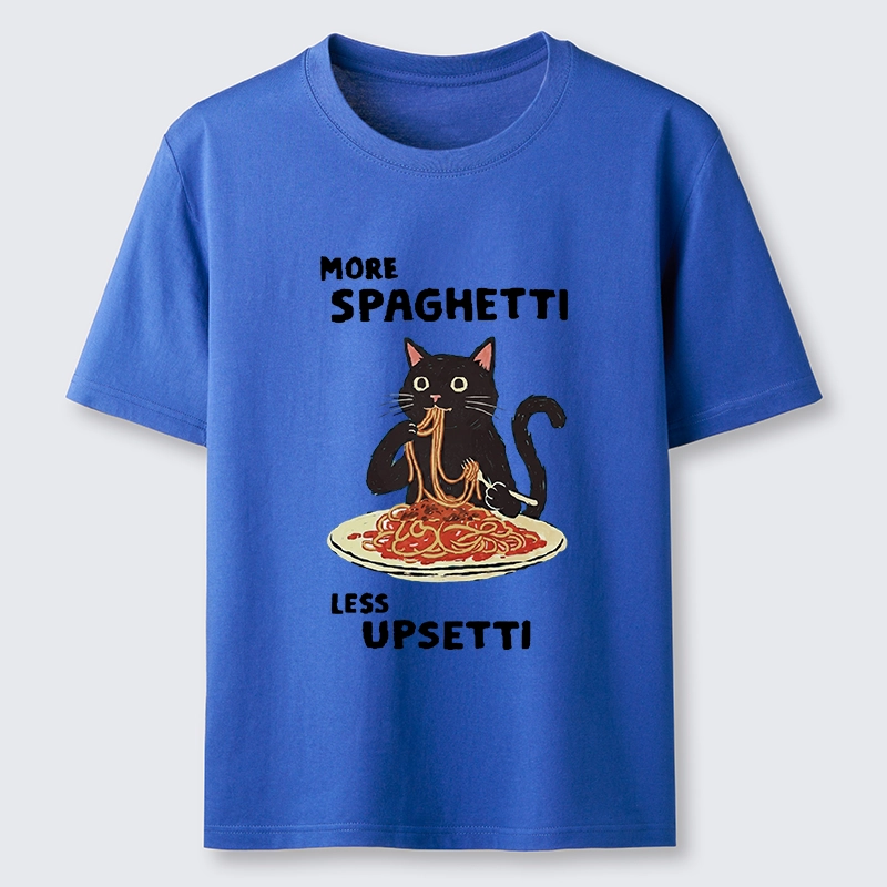 Tokyo-Tiger More Spaghetti Less Upsetti Cat Classic T-Shirt