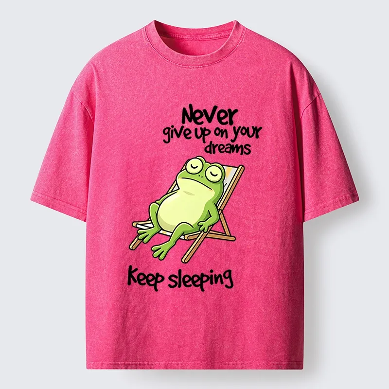 Tokyo-Tiger Never Abandon Your Sleepy Dreams Washed T-Shirt Sale