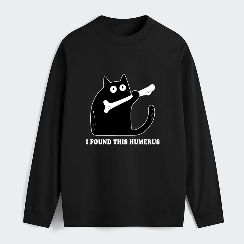 Tokyo-Tiger Cat Found This Humerus Classic Long Sleeve T-Shirt