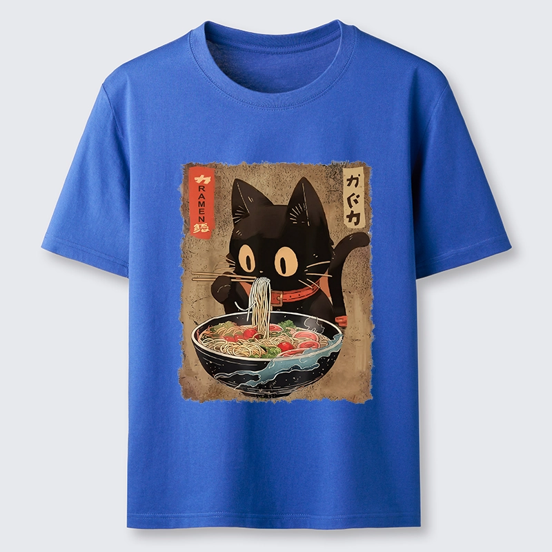 Tokyo-Tiger Ramen Cat Living Its Best Life Classic T-Shirt