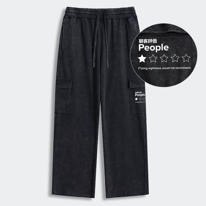 Tokyo-Tiger Evaluation People Washed Utility Sweatpants